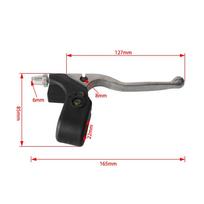 Motorcycle 7/8'' 22mm Left/Right Handle Brake Levers For 47cc 49cc 2 Stroke Mini Moto Pocket Dirt Bike ATV Quad Accessories