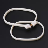 Embroidery Hoop Set Square Cross Stitch Circle Creamy White Easy Tighten Loosen Copper Screw DIY Craft Frame Kit for Linen Size 3