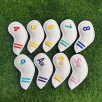 Embroidery 4-9,P,S,A With Number Design Golf Training Equipment Head Cover Golf Iron Headcover Golf Headcovers Golf Club Cover