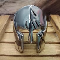 Spartan Stainless Steel Colorfast Ring – Trendy, Retro, Unisex Fashion Accessory Size 10