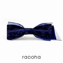 SABRINA NAVY GREAT Hairpin (Satin Mesh Large Ribbon Pin)