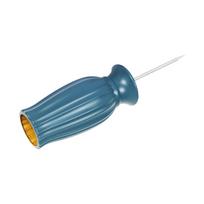 Cemetery Vase Draining Holes Detachable Spike Stake Floral Holder Outdoor in Ground Vase Memorial Vase for Cemetery Grave Site mėlyna