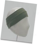 Plain ribbed bandana headband, khaki face mask headband, women's headband, hair band