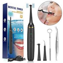 Electric Vibration Dental Scaler Tartar Plaque Calculus Remover Teeth Stains Cleaner Dental Cleaning Tools Kit