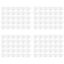 T02C!120PCS Heart Shaped Tea Light Candle Cups With Wicks Clear Love Heart Candle Wax Tins Jars Cases For DIY Candle Making