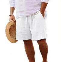 Men's Short Lightweight Gym Pants Beach Shorts Men Jogging Sport Large Short KTB M balta