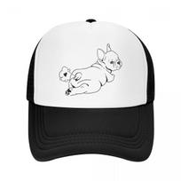 Madinga, miela prancūzų buldogų sunkvežimių kepurė, skirta unisex WoUnisex individualiai reguliuojama unisex gyvūnų šunų beisbolo kepuraitė lauko kepuraitėms Trucker Hat