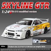 1/24 Nissan Skyline Ares GTR R34 Modified Supercar Alloy Diecast Vehicle Car Model Computer Desktop Collection Decorative Gifts balta