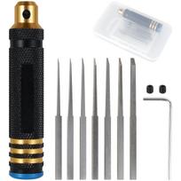 Model Panel Line Scriber With Blades Gundam Resin Carved Scribe Line with 0.1/0.4/0.6/0.8/1.0/2.0mm Blades for Carving Cutting
