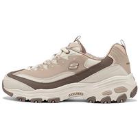 Skechers DLites Audinys Sintetinė Oda Patogūs Madingi Patvarūs Žemi Batai Tėčio Batai Moteriškas Kedas Pilkai Rudas 150555-TPE 35
