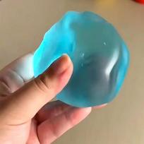 Mėlynos Maltodekstrino Squishy Žaislai Antistresiniai Sensoriniai Fidget Žaislai Minkšti Imituoti Skaidrūs Mėlyni Maltodekstrino Lėtai Atsistatantys Deimpresiniai Žaislai