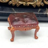 Vintage Style Dollhouse Chairs Mini Retro 112 Scale Miniatures Furniture Simulated European Doll Dining Chair Kids Toy