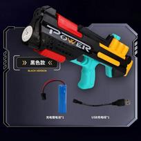 Dazzling bubble water gun 2-in-1 cool light high-speed burst summer outdoor water gun toy
