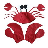 Cute Crab Hat Cartoon Animal Headgear Funny Frog Costume  Cosplay Event Lobster