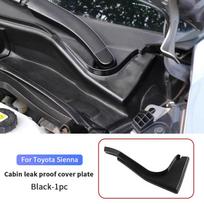 QHCP Car Front Windshied Left Right Gutters Leak Guard Drain Rain Gutters Engine Cabin Leak Guards Fit For Toyota Sienna Granvia Cabin Leak Guard