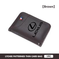 For Lexus Car Wallet Driver's Licence Insurance Card Holder Multi Pocket Wallet RX350 IS250 CT200h ES250 ES300h NX300h IS200