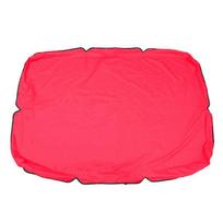 UV spinduliams atspari sūpynių sėdynės stogelio uždangalas su raišteliais lauko naudojimui Red,2Seater-142*120*18cm/56*47*7in