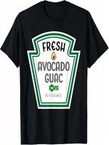 Funny Avocado Guac Group Condiment Family Halloween Costume T-Shirt S įvairiaspalvis