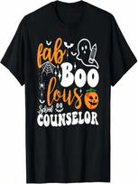 FabBOOlous School Counselor Halloween Costume Funny T-Shirt S įvairiaspalvis