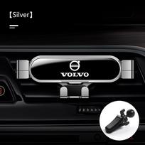 Car Gravity Cell Phone Holder Accessories For Volvo XC60 XC90 S60 V40 V50 V60 XC40 V70 V90 S90 T6 S80 C30 S40 XV40 sidabras