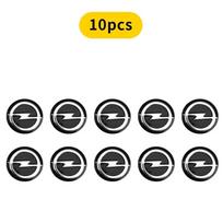2/5/10Pcs Car Remote Key Sticker Aluminum Emblem Stickers Decor For Opel Astra Insignia Corsa Zafira Meriva Mokka Vivaro Vectra