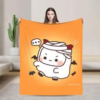 Bubu Dudu Halloween Super Soft Blanket  Children Plush Bedding Throws Fashion Couch Bed Flannel Bedspread Sofa Bed Cover 75x90cm