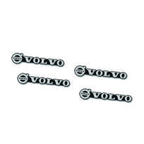 4Pcs Aluminium Speaker Emblem Audio Car 3D Sticker Accessories For Volvo XC90 V90 V60 XC60 V40 S80 S60 S90 C40 XC40 V70 XC70 C30