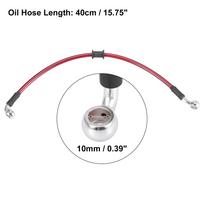 Motoforti Universal 40/50/60/70/110/130/140/180/190/200cm Motorcycle Brake Clutch Oil Hose Line Pipe Hydraulic Stainless Steel