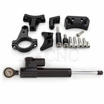 FOR Kawasaki Ninja 400 Ninja400 2018 2019 2020 2021 2022 2023 2024 2025 CNC Aluminum Carbon Steering Damper Bracket Mounting Kit