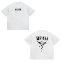 Nirvana band Graphic Tshirt 2026 summer New pure cotton short sleeves Unisex Women 100 Cotton Loose Y2K comfortable shirt S