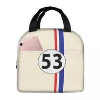 Herbie, Number 53 Lunch Bags Insulated Bento Box Portable Lunch Tote Resuable Picnic Bags Cooler Thermal Bag for Woman Girl One Size