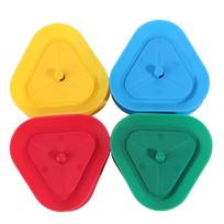4Pcs/Set Triangle Shaped Triangular Card Holder Spring-loaded Reusable Lazy Person Poker Seat 4Pcs/Set Plastic