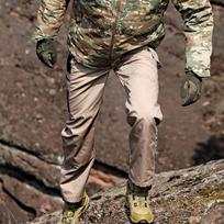 Men's Pants Men's Baggy Multi-pocket Overalls Men's Multi-pocket Outdoor Pants Multi-bag Pants M chaki