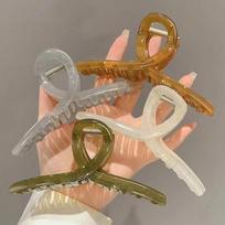 Set of 4 13cm Big Size Lovely Glossy Hair Clips