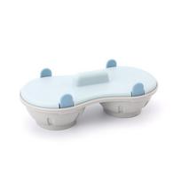 Microwave oven egg cooker steamed egg box creative kitchen boiled egg steamed egg gadget steamed egg cooking box mėlyna