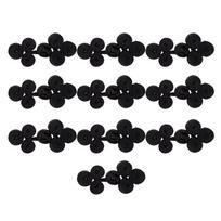 Handmade Chinese Frog Buttons Decorative Cloth Knot Button Embellishments for Ethnic Cheongsam Dresses juoda