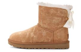 UGG Mini Bailey Bow Glimmer Chestnut Women's 1125795-CHE 38