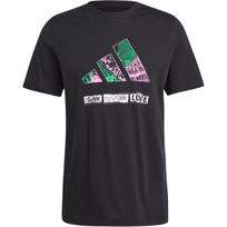 Adidas Mantra Graphic Print Crew Neck Comfort Casual Sports Short Sleeve T-Shirt Men Tops Black IS9326 L