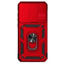 Dėklas Xiaomi Redmi Note 8 Pro, slankiojantis, apsaugantis kameros objektyvą, Funda skirtas Redmy Note 8 Pro 8Pro Note8pro, šarvuotas, su žiedu laikikliu, galinis dangtelis For Redmi Note 8 Pro raudona