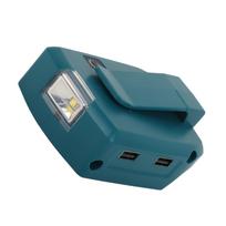 Dvigubas USB LED šviesos adapteris Ličio baterijos maitinimo šaltinio įkroviklio keitiklis 14.4?20V įvestis