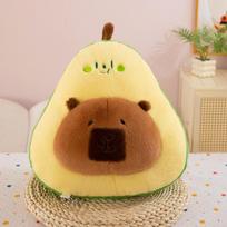 New capybara cub avocado plush toy girls office sleeping pillow learning pillow home ornament 45cm【0.4kg】
