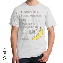 Mitch Hedberg T-Shirt Frozen Banana Comedian Comedy Arrested Development 372 S