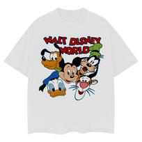 2026 Summer Disney Cartoon Animation Pattern Printed Pure Cotton Tshirt Fashionable Loose Shortsleeved Unisplusour M