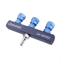 3 Way Air Hose Splitter Portable Metal Airbrush Adapter Standard Compressor