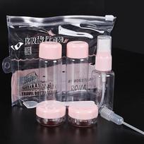 7 vnt / rinkinys Travel Mini Makeup Kosmetikos veido kremo buteliukai Tušti makiažo konteineriai Kelionės