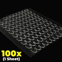 2000/100x Double-sided Self-Adhesive Dots Removable No Trace Sticky Patch Gel Glue Pads for Poster Dolls Fixed Sticker DIY Craft