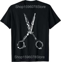 Ill Cut You Skull Hairdresser Hairstyle Haircutter Barber Funny Job Title Profession Birthday Worker Idea TShirt Short Sleeve S