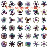 3Pcs Metal Spinner Fidget High Speed Hand Spinners Stress Relief Fidget Toy Birthday Party Favors Classroom Prize for Kids Adult
