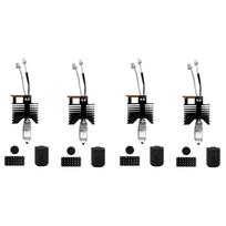 4 Set 3D Printer Hotend Kit Fit for Snapmaker U1 Accessories 48W Ceramic Block High Flowrate Nano Coating Upgraded