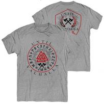 Norse Valknut Rune  Warrior Until Valhalla TShirt 100 Cotton ONeck Summer Short Sleeve Casual Unisexs Tshirt S